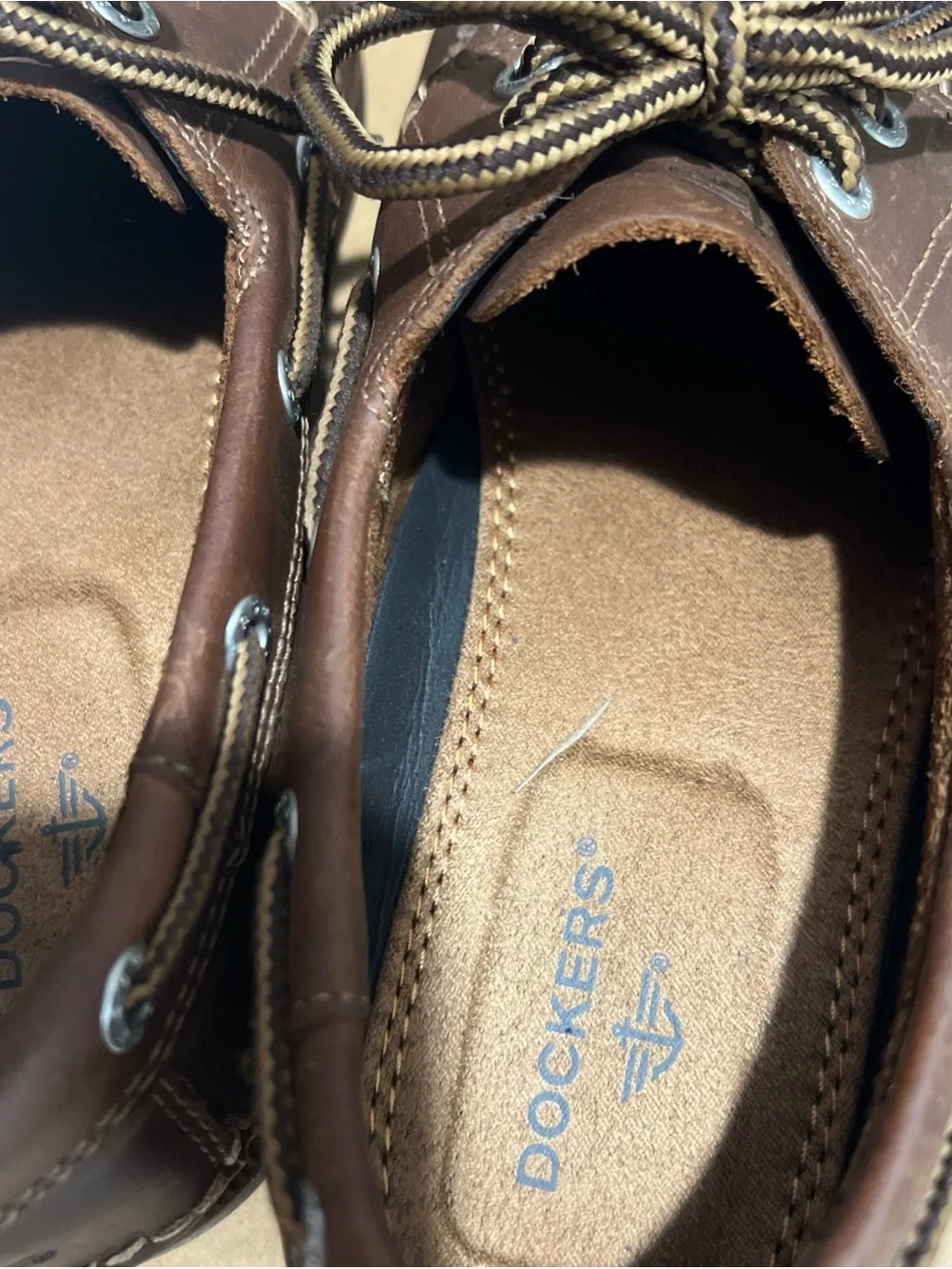 Dockers Brown Leather Boat Shoes - Vargas Style 7M